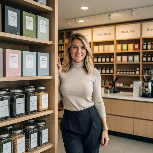 Una tavola imbandita con tazze di tè e biscotti, creando un'atmosfera accogliente per il tè pomeridiano.